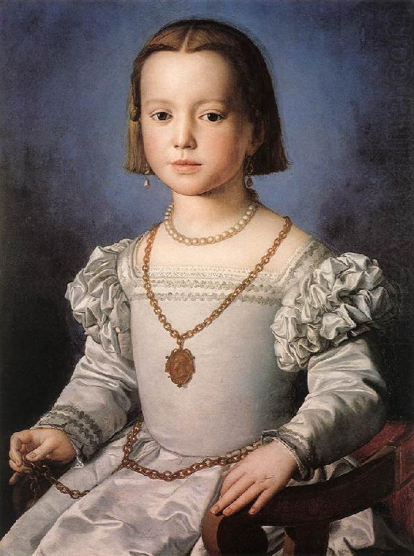 Bia, The Illegitimate Daughter of Cosimo I de  Medici, BRONZINO, Agnolo